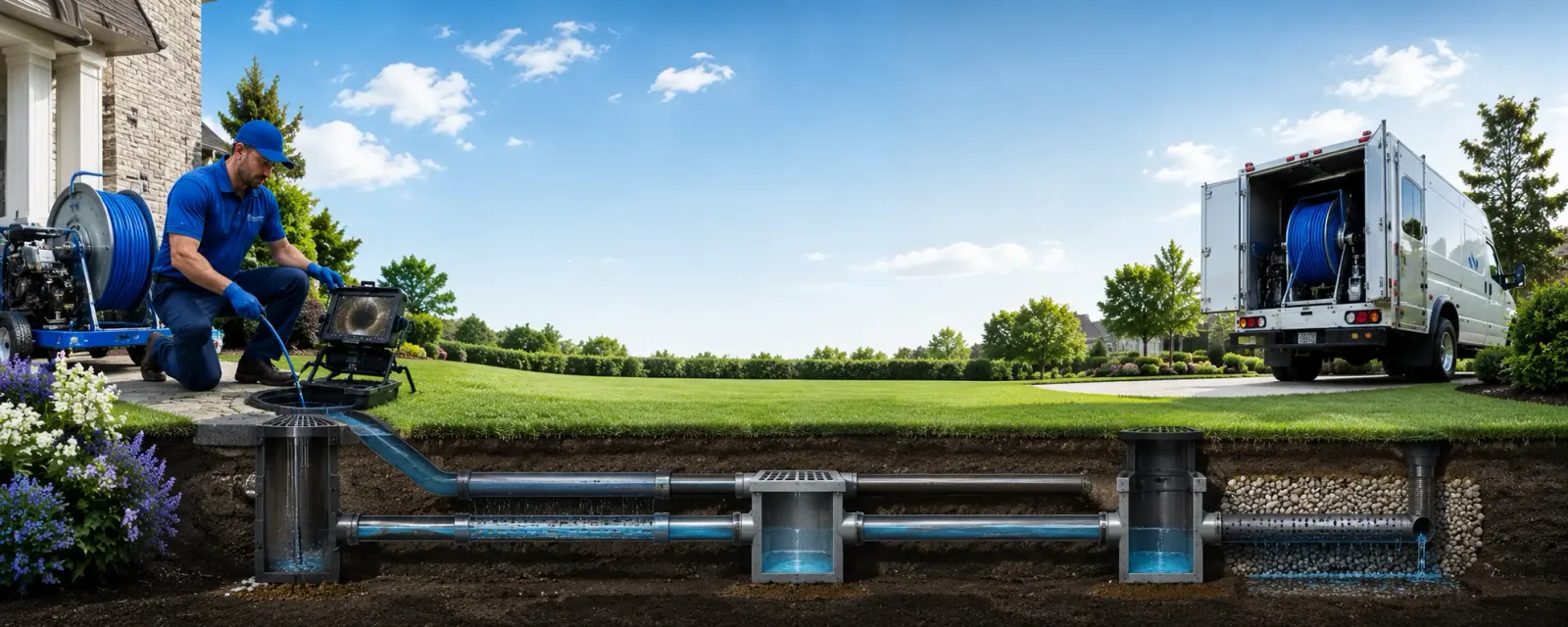 Outdoor drain cleaning information for Enfield, IL